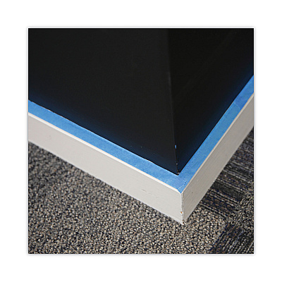 Universal Premium Blue Masking Tape with UV Resistance, 3" Core, 18 mm x 54.8 m, Blue, 2/Pack (UNVPT14019)