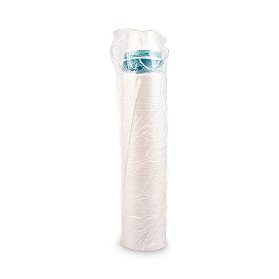 Dart J Cup Insulated Foam Pedestal Cups, 32 oz, Printed, Teal/White, 25/Sleeve, 20 Sleeves/Carton (DCC32AJ32H)