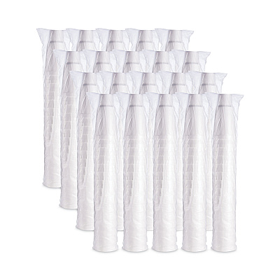 Dart J Cup Insulated Foam Pedestal Cups, 44 oz, White, 300/Carton (DCC44AJ32)