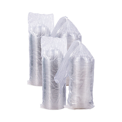 Dart PresentaBowls Bowl/Lid Combo-Paks, 48 oz, Clear, Plastic, 126/Carton (DCCC48BCD)