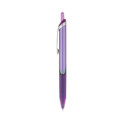 Pilot Precise V7RT Roller Ball Pen, Retractable, Fine 0.7 mm, Purple Ink, Purple Barrel (PIL26071)