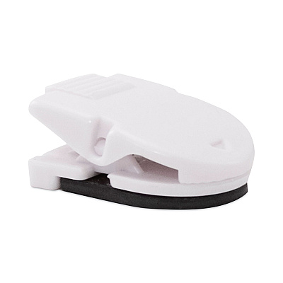 Advantus Magnetic/Adhesive Clips, 0.25" Jaw Capacity, White, 20/Box (AVT75356)