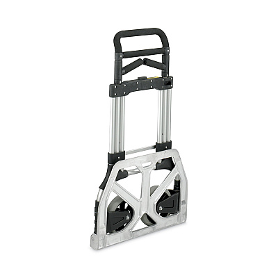 Safco Stow-Away Heavy-Duty Hand Truck, 500 lb Capacity, 23 x 24 x 50, Aluminum (SAF4055NC)