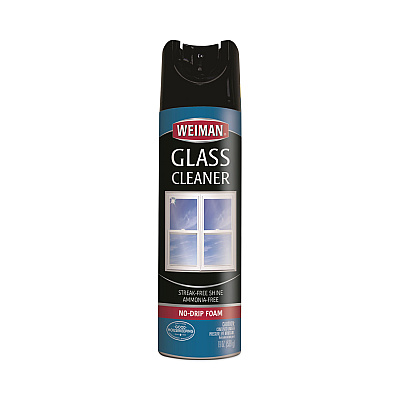 WEIMAN Foaming Glass Cleaner, 19 oz Aerosol Spray Can, 6/Carton (WMN10CT)