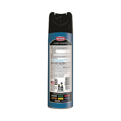 WEIMAN Foaming Glass Cleaner, 19 oz Aerosol Spray Can, 6/Carton (WMN10CT)