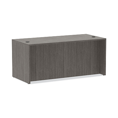Alera Valencia Series Straight Front Desk Shell, 65" x 29.5" x 29.63", Gray (ALEVA216630GY)