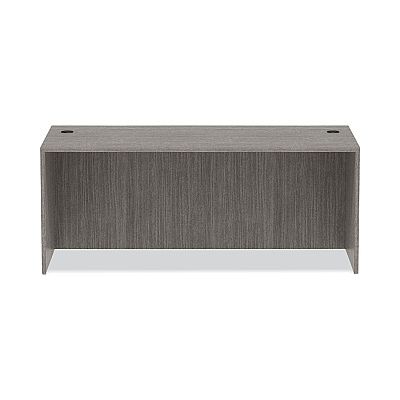 Alera Valencia Series Straight Front Desk Shell, 71" x 35.5" x 29.63", Gray (ALEVA217236GY)
