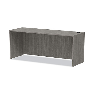 Alera Valencia Series Credenza Shell, 70.88w x 23.63d x 29.5h, Gray (ALEVA257224GY)