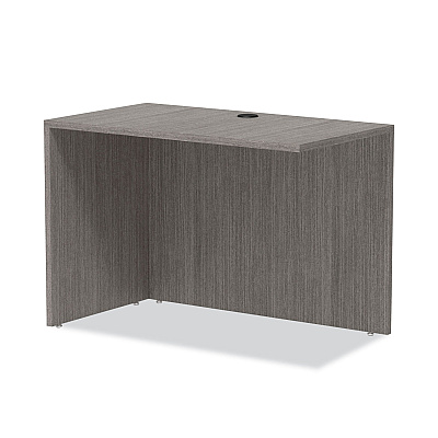 Alera Valencia Series Reversible Return/Bridge Shell, 42w x 23.63d x 29.5h, Gray (ALEVA354224GY)