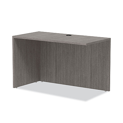 Alera Valencia Series Reversible Return/Bridge Shell, 47.25w x 23.63d x 29.5h, Gray (ALEVA354824GY)