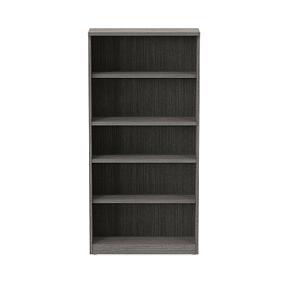 Alera Valencia Series Bookcase, Five-Shelf, 31.75w x 14d x 64.75h, Gray (ALEVA636632GY)