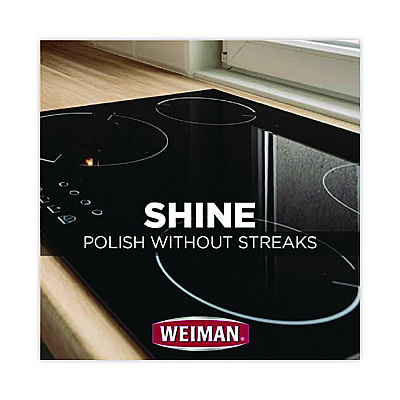 WEIMAN Glass Cook Top Cleaner and Polish, 20 oz, Squeeze Bottle, 6/CT (WMN137)
