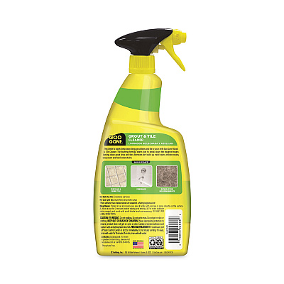Goo Gone Grout and Tile Cleaner, Citrus Scent, 28 oz Trigger Spray Bottle (WMN2054AEA)