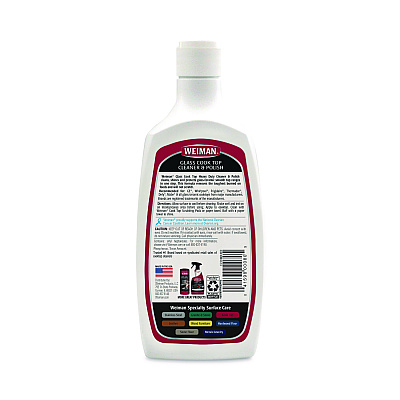 WEIMAN Glass Cook Top Cleaner and Polish, 20 oz, Squeeze Bottle, 6/CT (WMN137)