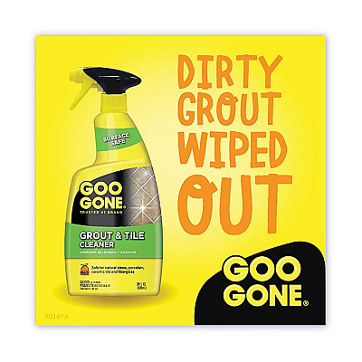 Goo Gone Grout and Tile Cleaner, Citrus Scent, 28 oz Trigger Spray Bottle, 6/CT (WMN2054A)