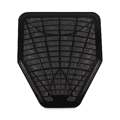 TOLCO Urinal Mat, 20.75 x 18.5, Black, 6/Carton (TOC220206)