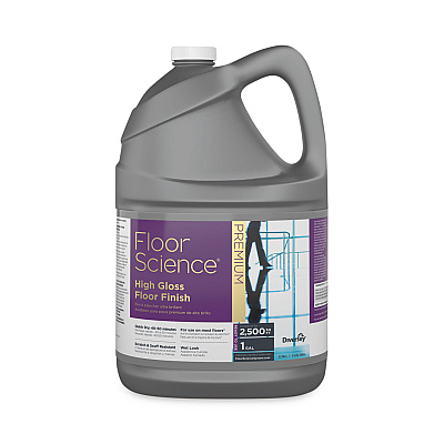 Diversey Floor Science Premium High Gloss Floor Finish, Clear Scent, 1 gal Container,4/CT (DVOCBD540410)