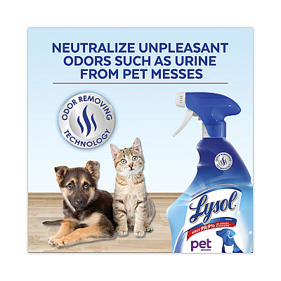 LYSOL Pet Solutions Disinfecting Cleaner, Citrus Blossom, 32 oz Trigger Bottle, 9/Carton (RAC99653CT)