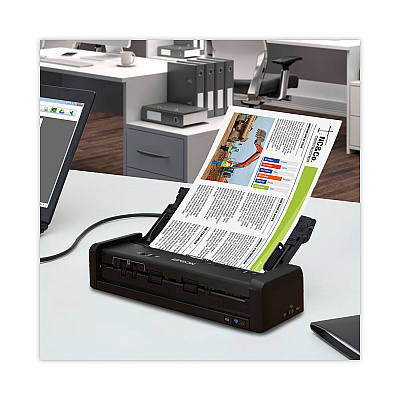 Epson WorkForce ES-300W Wireless Scanner, Scans Up to 8.5 x 44, 600 dpi Optical Resolution (B11B242201SE)