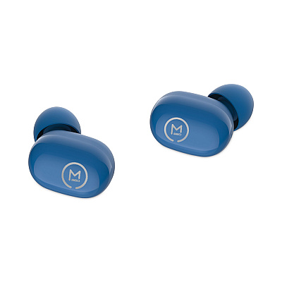 Morpheus 360 Spire True Wireless Earbuds Bluetooth In-Ear Headphones with Microphone, Island Blue (MHSTW1500L)
