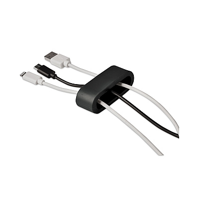 RCA Multi Channel Cable Holder, 2" x 2", Black (VOXRCCMC02BKV)