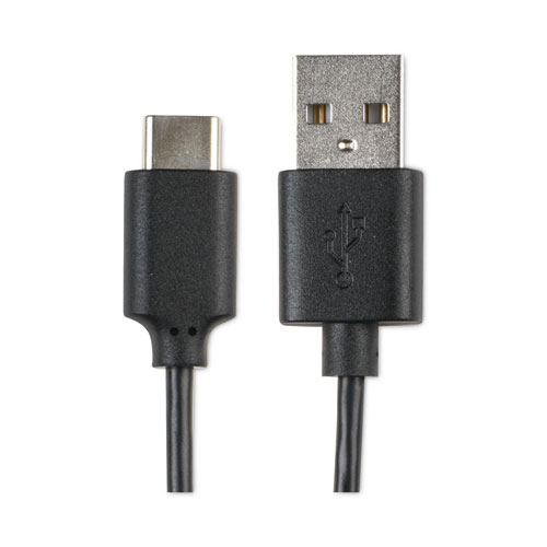 JENSEN USB-A to USB-C Cable, 3 ft, Black (JU832AC3V)