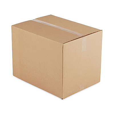 Universal Fixed-Depth Brown Corrugated Shipping Boxes, Regular Slotted Container (RSC), Large, 12" x 12" x 7", Brown Kraft, 25/Bundle (UNV12127)