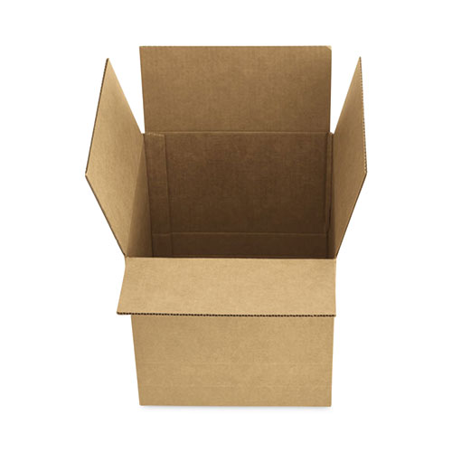 Universal Fixed-Depth Brown Corrugated Shipping Boxes, Regular Slotted Container (RSC), Large, 12" x 12" x 7", Brown Kraft, 25/Bundle (12127)