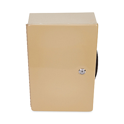 CONTROLTEK Heavy Duty Fire Retardant Box, 1 Compartment, 12.75 x 8.25 x 4, Sand (CNK500123)
