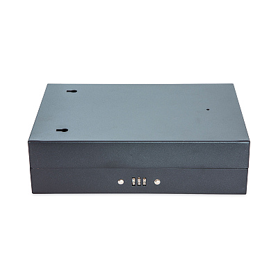 CONTROLTEK Combination Lockable Key Cabinet, 28-Key, Metal, Black, 7.75 x 3.25 x 11.5 (CNK500127)