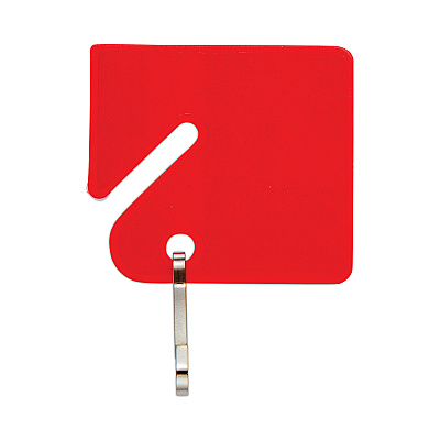 CONTROLTEK Key Tags, Blue/Green/Red/Yellow, 20/Pack, 3 Packs/Carton (CNK500133)