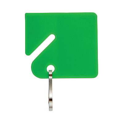 CONTROLTEK Key Tags, Blue/Green/Red/Yellow, 20/Pack, 3 Packs/Carton (CNK500133)