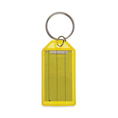 CONTROLTEK Key Tags, Metal/Plastic, Green/Orange/Purple/Yellow, 4/Pack (CNK500135)