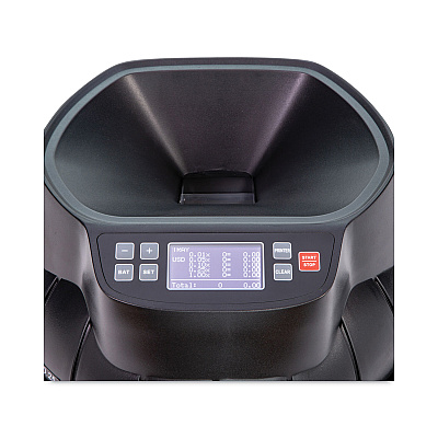 CONTROLTEK Coin Counter, Dimes, Nickels, Pennies, Quarters, 14.2 x 13.4 x 11, Black (CNK525521)