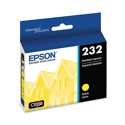 Epson T232420S (T232) Claria Ink, 165 Page-Yield, Yellow