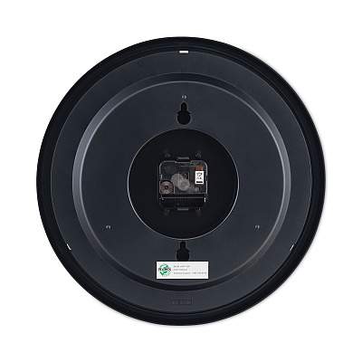 Universal Round Wall Clock, 13.5" Overall Diameter, Black Case, 1 AA (sold separately) (UNV11641)
