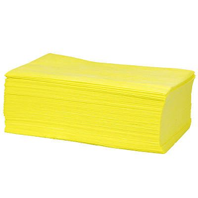 Ds-m Mineral Oil Treated Duster, Yellow, 24x24, Medium Duty, 1/8 Fold, 50/bag, 4 Bags/cs, Case Of 200 (N-GDSMQPY3)