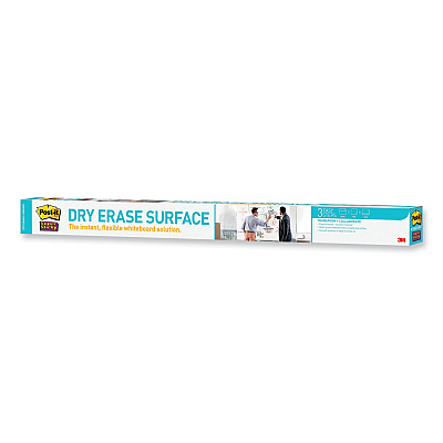 Post-it Dry Erase Surface with Adhesive Backing, 96 x 48, White Surface (MMMDEF8X4)
