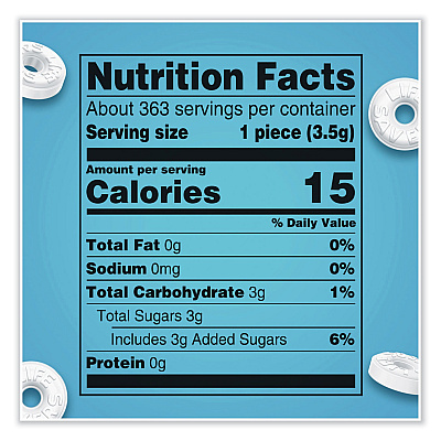 LifeSavers Hard Candy Mints, Pep-O-Mint, 44.93 oz Bag (LFS27625)