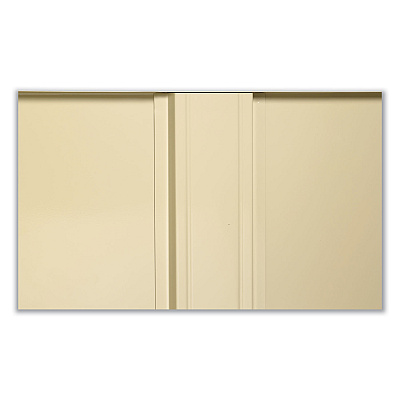 Tennsco Janitorial Cabinet, 36w x 18d x 64h, Putty (TNNJAN6618DHPY)