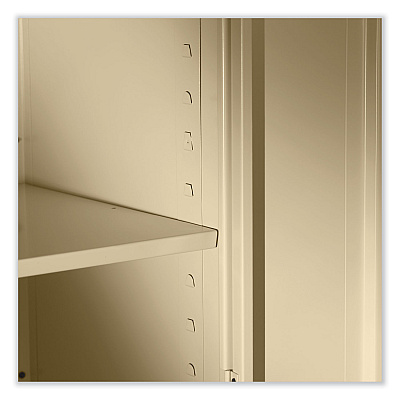 Tennsco 72" High Standard Cabinet (Assembled), 36w x 18d x 72h, Putty (TNN7218CPY)