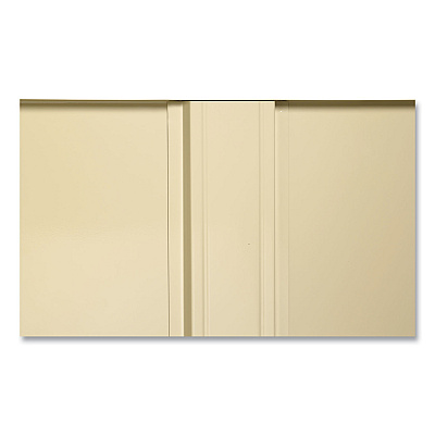 Tennsco Janitorial Cabinet, 36w x 18d x 64h, Black (TNNJAN6618DHBK)