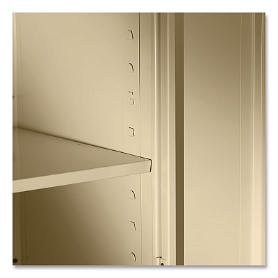 Tennsco 72" High Standard Cabinet (Assembled), 30w x 15d x 72h, Putty (TNN7215CPY)