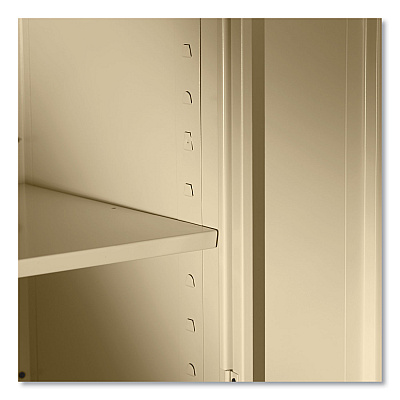 Tennsco 78" High Deluxe Cabinet, 36w x 24d x 78h, Putty (TNN2470PY)