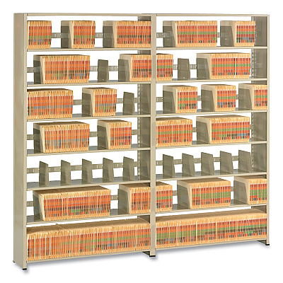 Tennsco Snap-Together Seven-Shelf Closed Add-On Unit, Steel, 48w x 12d x 88h, Sand (TNN128848ACSD)