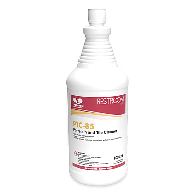Theochem Laboratories PTC-85 Porcelain and Tile Cleaner, Pleasant Scent, 32 oz Bottle, 12/Carton (TOL926)