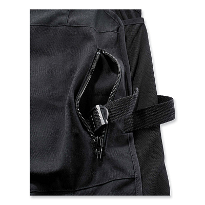 ergodyne Chill-Its 6255 Lightweight Phase Change Cooling Vest, Cotton/Polyester, Small/Medium, Black (EGO12123)