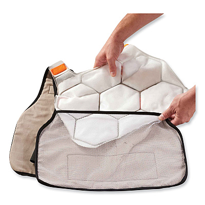 ergodyne Chill-Its 6220 Phase Change Cooling Vest Charge Packs, Small/Medium, 12 x 16.25 (EGO12201)
