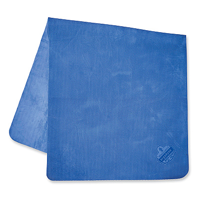 ergodyne Chill-Its 6601 Economy Evaporative PVA Cooling Towel, 29.5 x 13, One Size Fits Most, PVA, Blue (EGO12411)