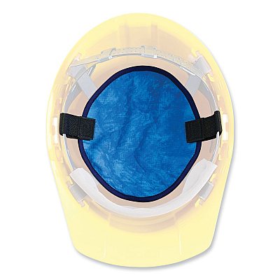 ergodyne Chill-Its 6715CT Hard Hat Cooling Pad - PVA, 7 x 6.5, Blue (EGO12597)